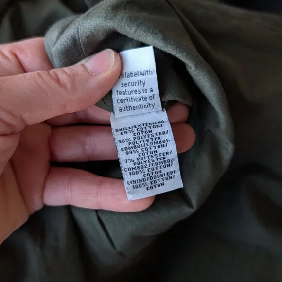 Diane Von Furstenberg Olive Green Floral Embroidered Long Sleeve Shirt Dress